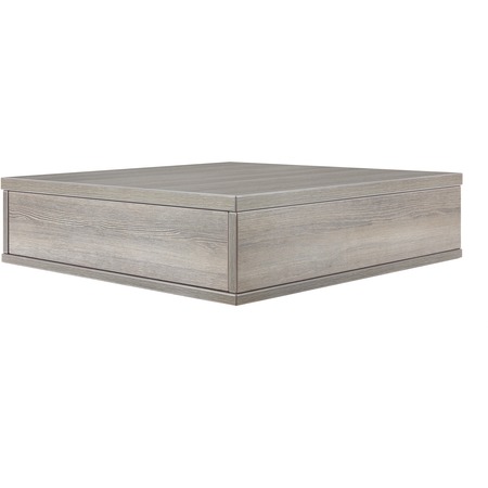 LORELL Contemporary Laminate Sectional Tabletop, Charcoal 86935